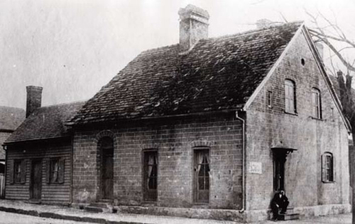 Traugott Bagge House, Date Unknown Courtesy of Old Salem Museums and Gardens via Forsyth County Historic Resources Commission. 