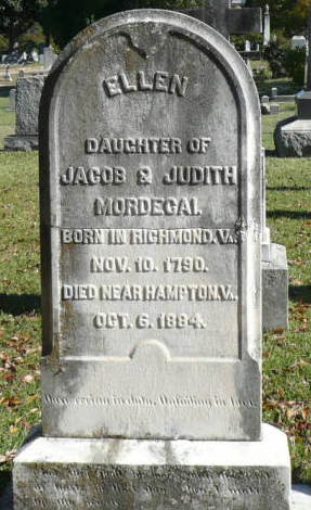 Ellen Mordecai (1790-1884), Historic Oakwood Cemetary