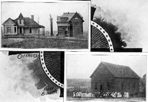 Slater Industrial academy and Cottages, constructed 1890s. Image courtesy of Winston-Salem State University Archives. 