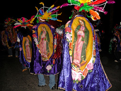 Matachine dancers in Durham