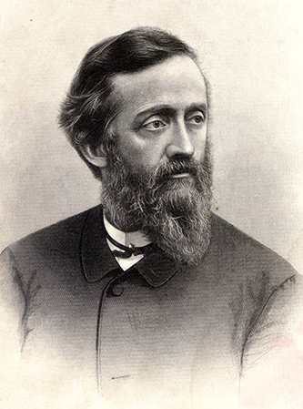 J.C. Buttre, engraver. "O. P. Fitzgerald." Engraving. California sketches: new series. Nashville, Tenn.: Southern Methodist Publishing House. 1882. Frontispiece.