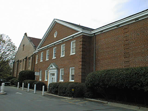 Swain Hall on the UNC-CH campus. Built in 1913 (orginally as a cafeteria) and named for David Lowry Swain.