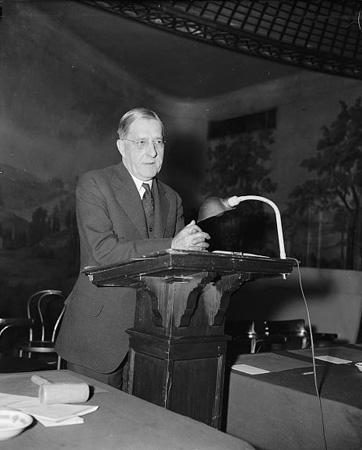 Senator Josiah W. Bailey, Democrat of N.C., 3-15-40. Courtesy of Library of Congress. 