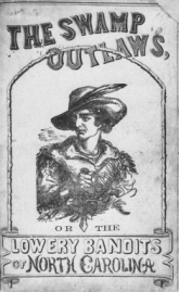 An imagined likeness of Henry Berry Lowry from the cover of a pamphlet published in New York, ca. 1872. North Carolina Collection, University of North Carolina at Chapel Hill Library.