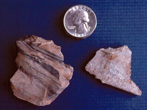 Flow-banded rhyolite