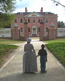 Tryon Palace, Restored 1959. Image courtesy of NC Highway Historical Marker C-2, North Carolina State office of Archives & History. 